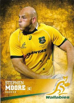 2016 Tap 'N' Play Rugby Trading Cards #1 Stephen Moore Front
